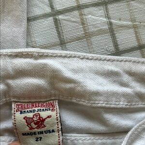 True Religion White Jeans